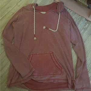 Ocean Drive Dusty Rose Cowl Neck Sweater